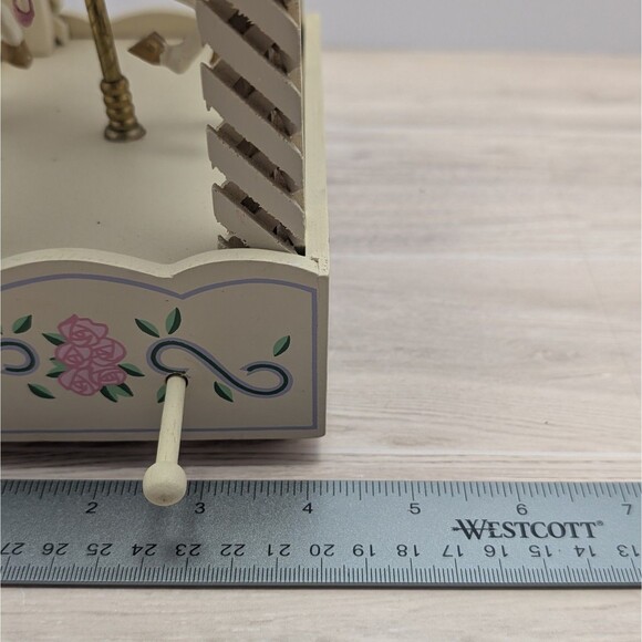 Vintage Carousel Music Box By The San Francisco Music Box Company - Tested Works - Picture 9 of 9